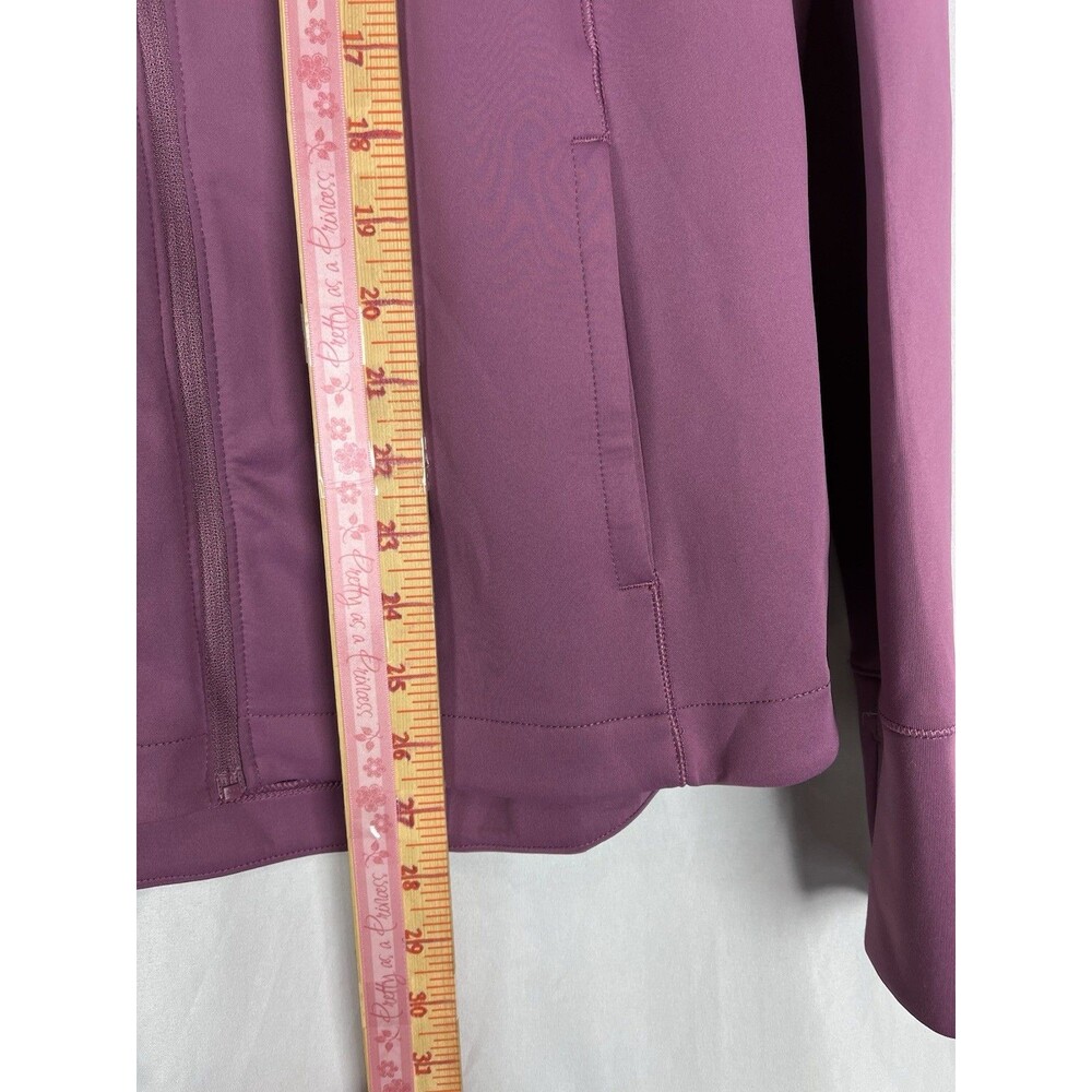 Apana Jacket Women XL Purple Full Zip Athletic Yoga Lightweight - Picture 8 of 12